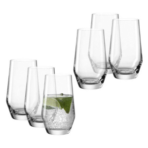 Conj.6 copos 365ml Puccini -69558CONJ-LN