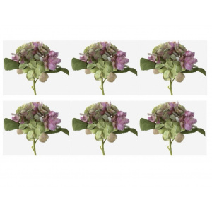 Conj.6 Hortensias18cm      -18683CONJ-LN