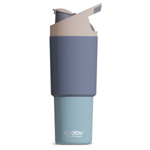 Garrafa c/pega 960ml Cosmic Pastel Blue